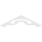 Ekena Millwork Pitch Northwest Architectural Grade PVC Gable Pediment, 72"W x 18"H x 1"P (6/12) GPP072X018X100NOR - alternate 3